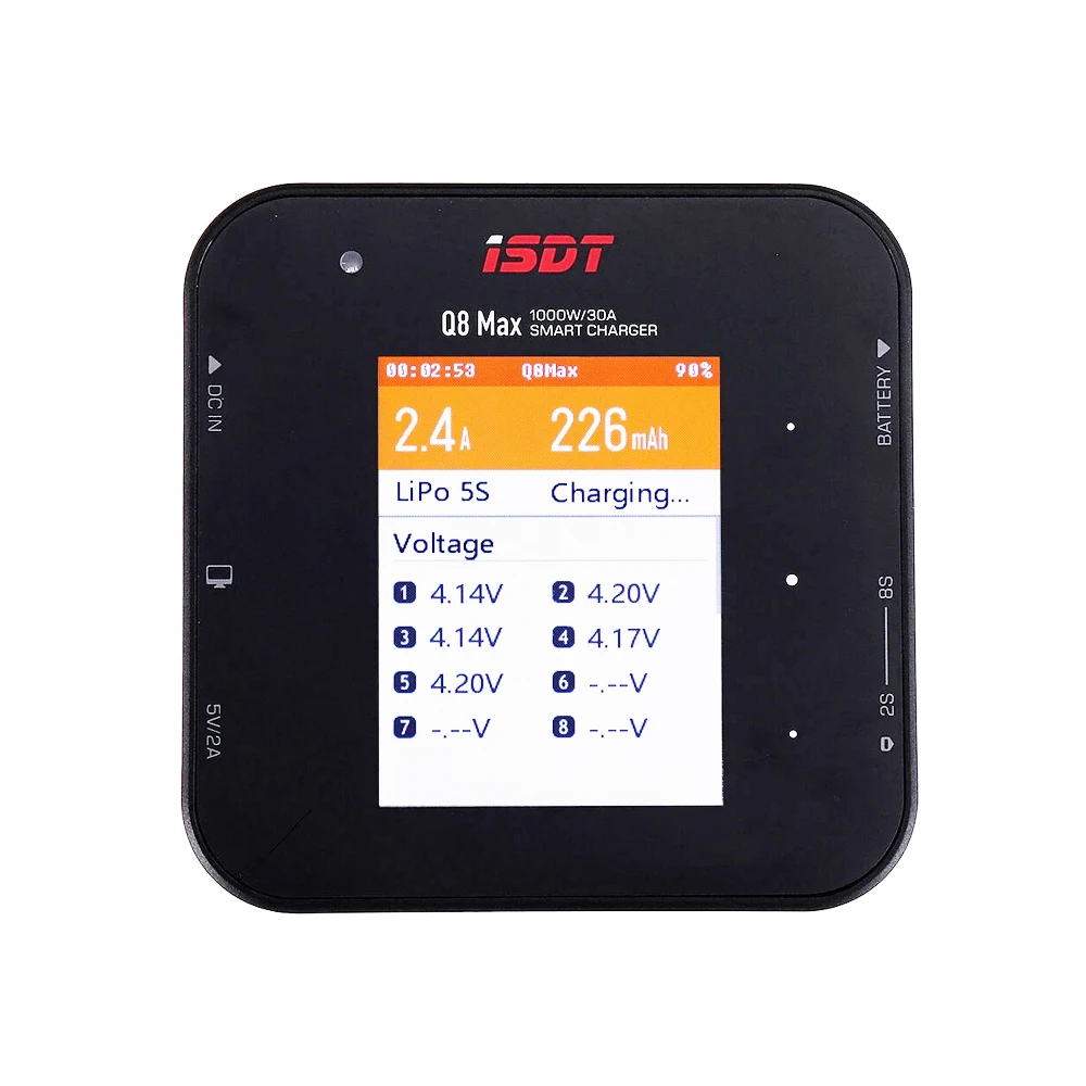 ISDT Q8 MAX 1000 Вт 30A / 500 20A 2 8S Q6 Nano 200 8A 1 6S зарядное устройство баланса батареи для Lilon LiPo