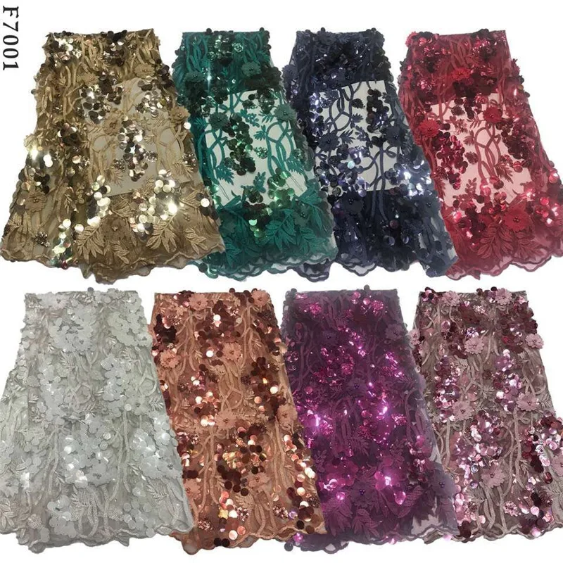 Розовая нигерийская кружевная ткань с блестками высококачественное кружево
