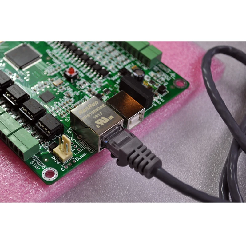 6-осевая плата контроллера Mach3 контроллер движения с ЧПУ поддержка USB + Ethernet для