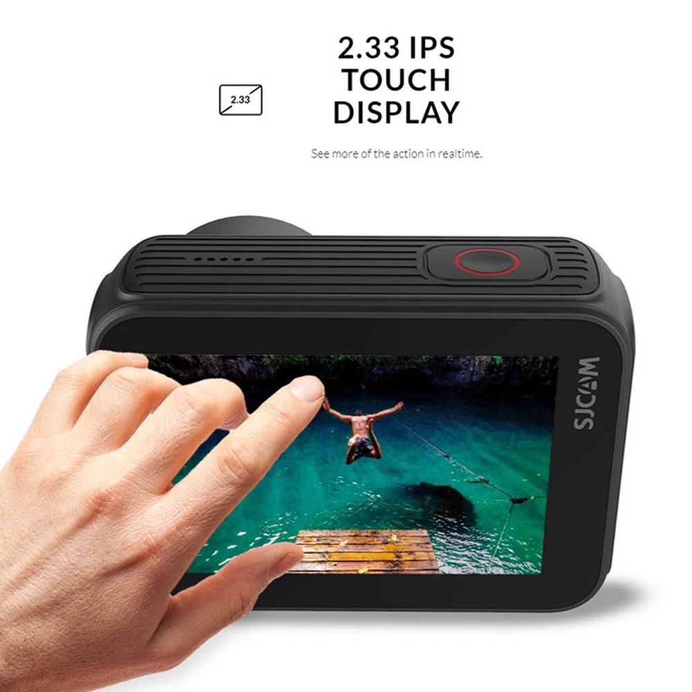 SJCAM SJ9 серия 4K 60FPS WiFi удаленный Шлем Экшн камера Strike 2 33 ips сенсорный экран гироскоп