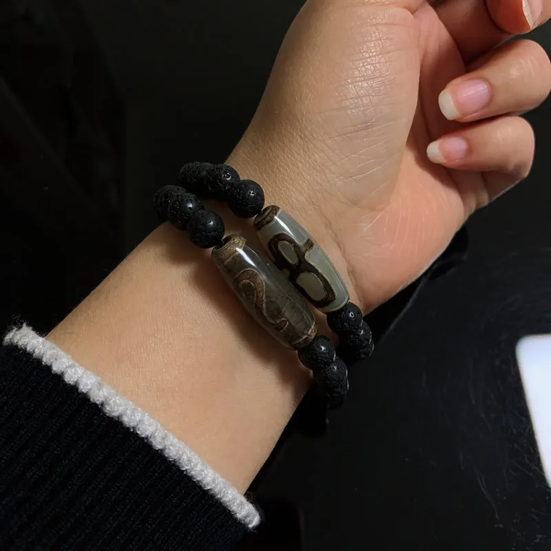 Лечебный натуральный Тибетский ретро браслет из драгоценных камней|Браслеты с