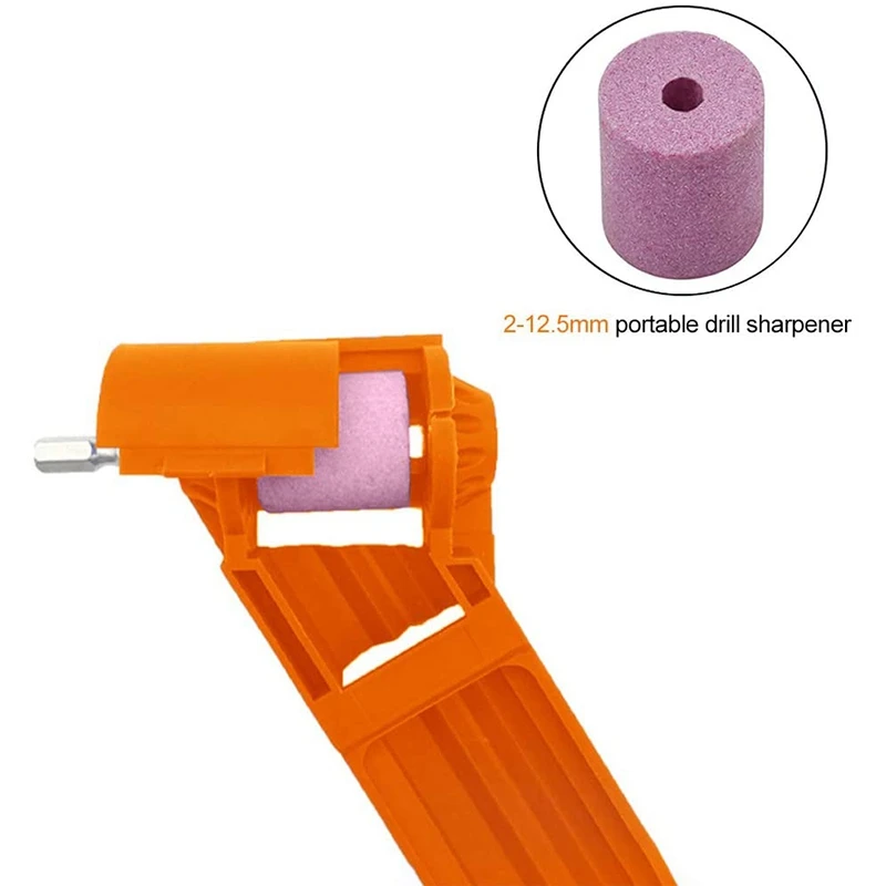 

Portable Corundum Grinding Wheel Tool 2-12.5mm Drill Bit Sharpener Corundum Resisting Drill Polishing Grinder Wheel Tool