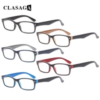 clasaga 5 pack spring hinge prescriptionreading glasses high quality men and women hd reader eyeglasses diopter 1 02 05 06 0