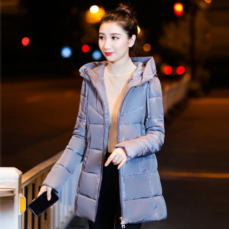 

Korean Style Winter New Jacket Women Hooded Cotton Padded Oversived Female Winter new Coat Nicesnowl Outwear Fashion Warm Parka