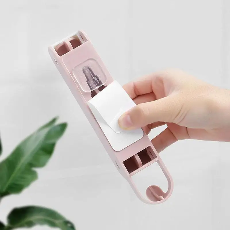 

1pc Housekeeping Folding Wall Adhesive Hook Clothes Organizer Rack Hooks Closet For Bathroom Holder Storage Hanger Bedroom S9H6