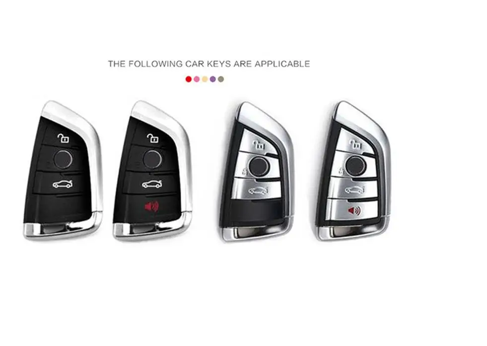 Модный чехол для автомобильного ключа из углеродного волокна BMW 1 2 3 4 5 6 7 серии X1 X3