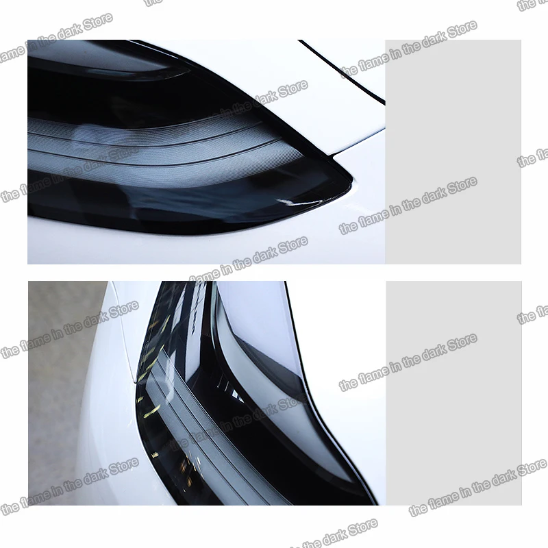 Защитная пленка от царапин для автомобильных фар tesla model 3 y стикер аксессуаров