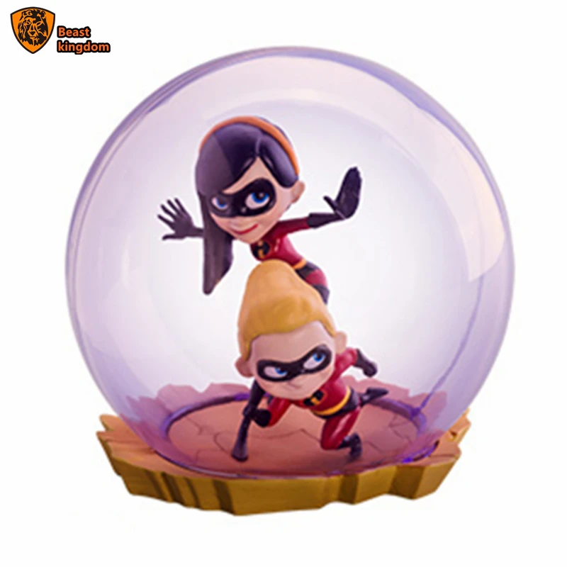 

Beast kingdom Disney The Incredibles Violet and Dash mini egg Attack Series garage Garage Kits Model Kits Collecting gift toys