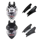 Мотоциклетная рога для шлема в стиле панк, декоративные стильные шлем с рожками клаксоны, аксессуары для мотоциклетных шлемов, 1 пара