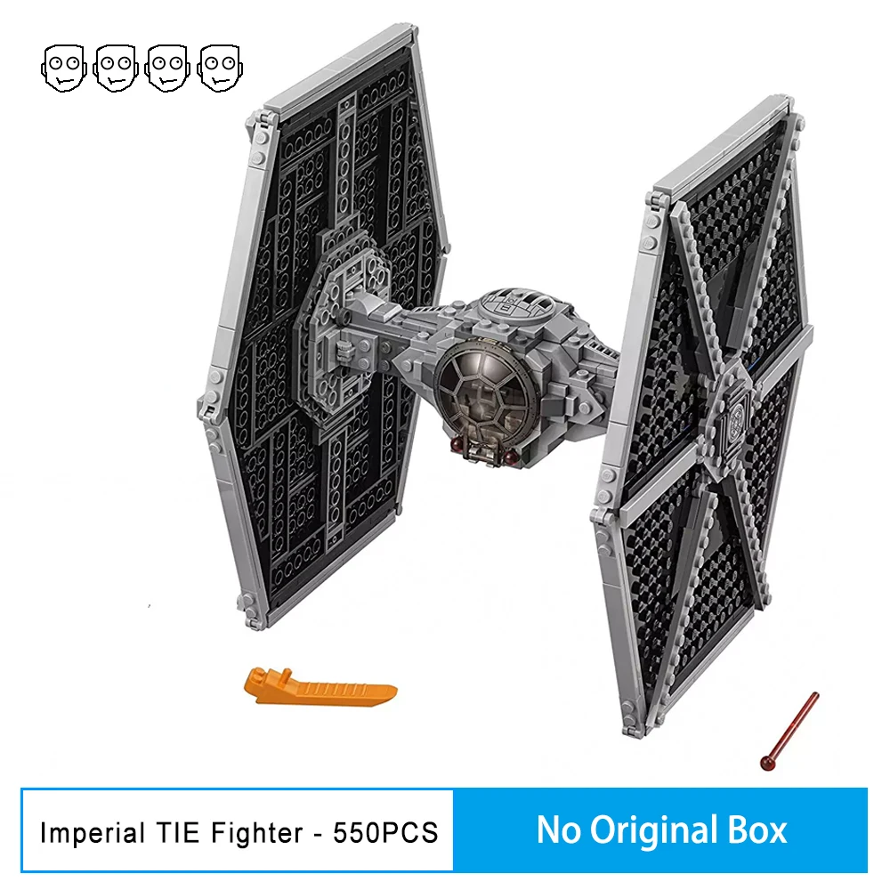 Bela 550 шт. 10900 Fit Star Series Wars 60048 имперский галстук-истребитель фигурки Развивающие DIY строительные блоки игрушки для детей подарок