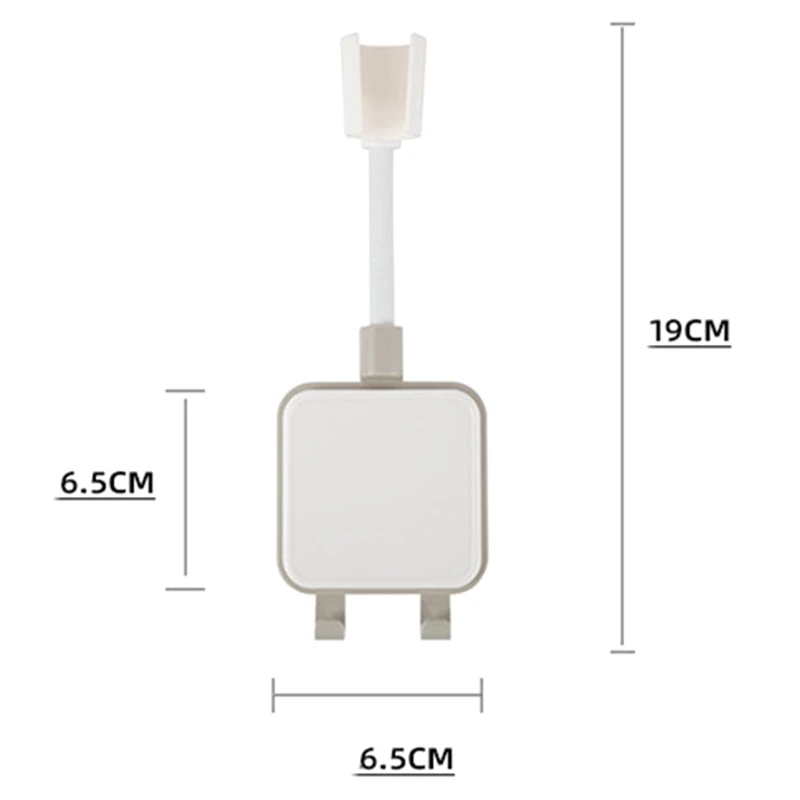 

Universal Adjustable Hand Shower Holder Suction Cup Holder Full Plating Shower Rail Head Holder Bathroom Bracket