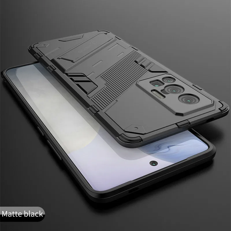 Holder Case For Vivo X70 Pro Cover For Vivo X70 Pro Capas Armor Shockproof Holder Kickstand Back Cover For Vivo X70 Pro Fundas