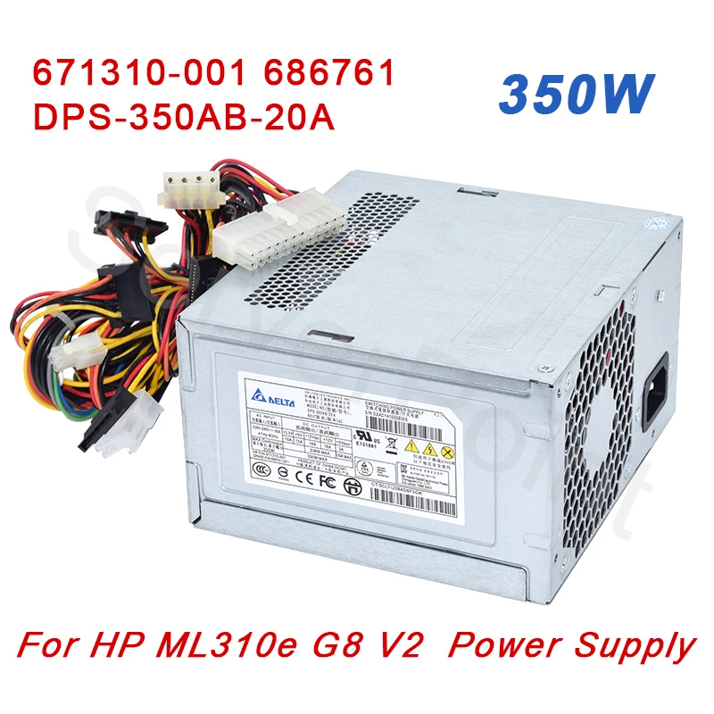  HP ML310e G8 V2  671310-001 686761-001    DPS-350AB-20A 100V-240V 350W