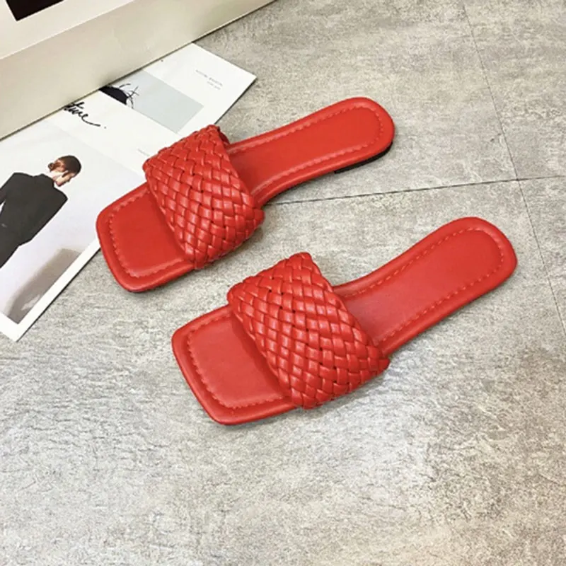 

Туфли женские на плоской подошве, летние уличные модные сандалии с квадратным носком для женщин и девушек, 2021