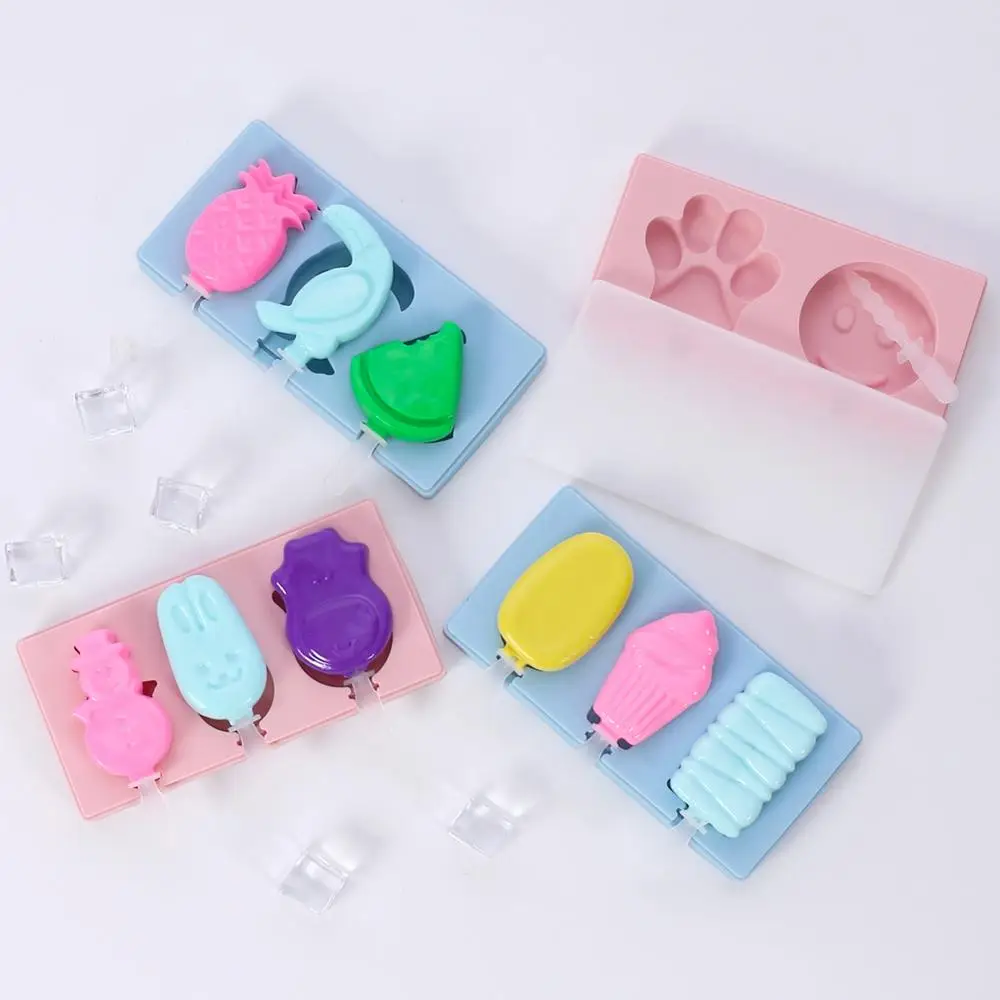 Форма для мороженого силиконовая форма пищевой арбуз снеговик ананасовая чашка