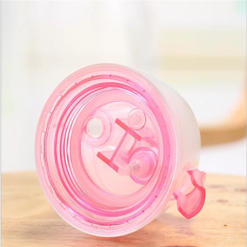 

600ML Hot Sports Water Bottle Protein Shaker Outdoor Travel Portable Leakproof Drinkware Plastic