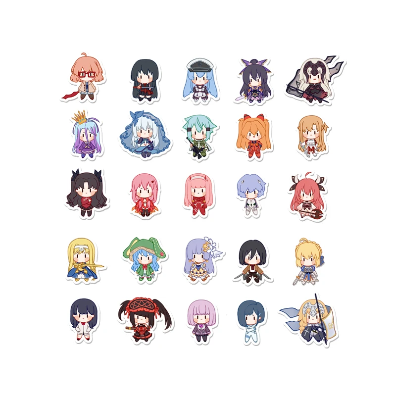 25 шт./компл. Творческий аниме мультфильм ДАТА прямая трансляция реквизит для