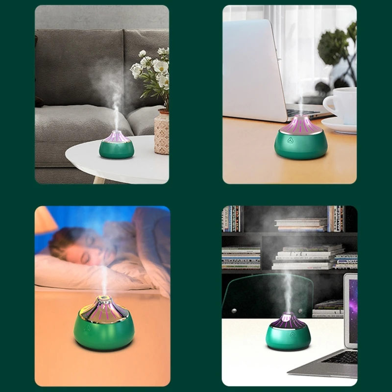 

200ml Mini USB Air Humidifier Aroma Essential Oil Diffuser Home Office Desktop Sprayer Aroma Mist Purifier Maker