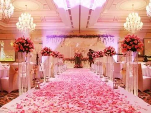 Мода-100 шт розы Искусственные цветы лепестки для украшения свадьбы-светильник