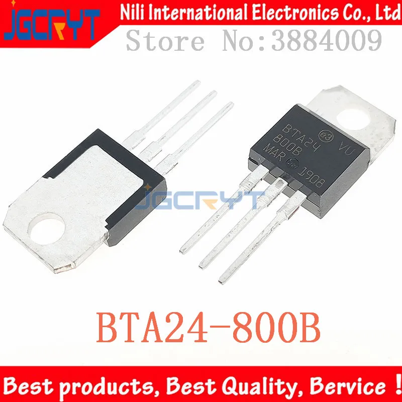 10 unids/lote BTA24-800B BTA24 TO-220 800V/25A двунаправленный тиристор | Электроника