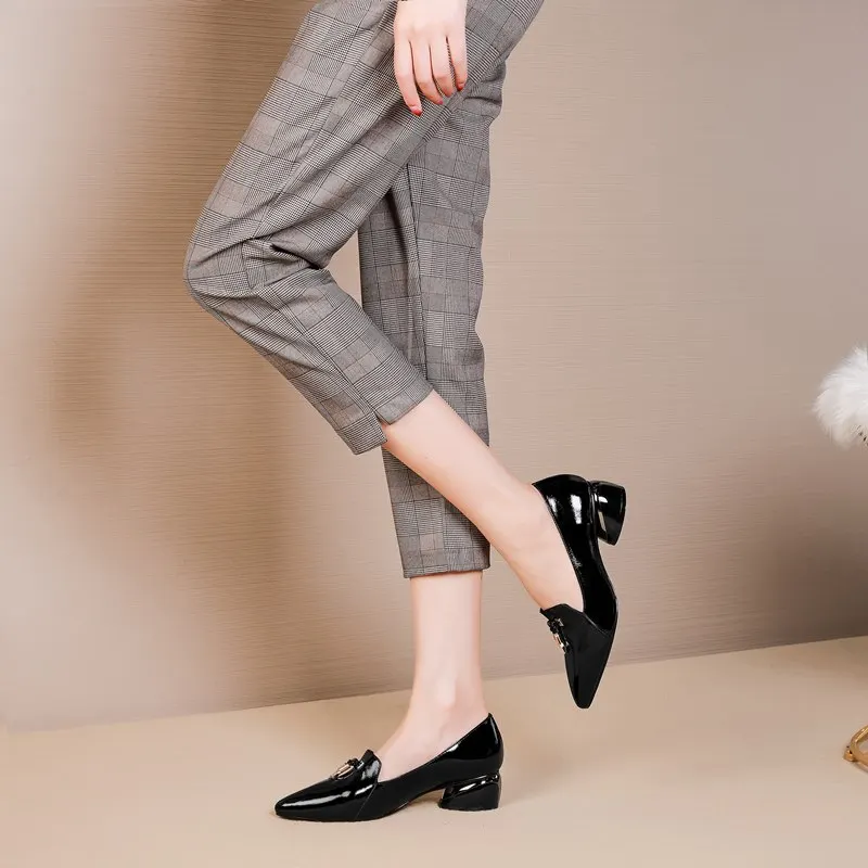 MORAZORA/обувь из натуральной кожи наивысшего качества женские туфли лодочки с