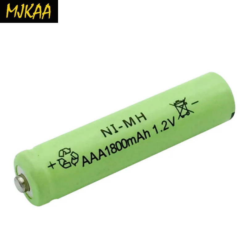 AAA 1 2 v NIMH батарея 3A 1800mah aaa перезаряжаемые ni mh батареи|Перезаряжаемые батареи| |