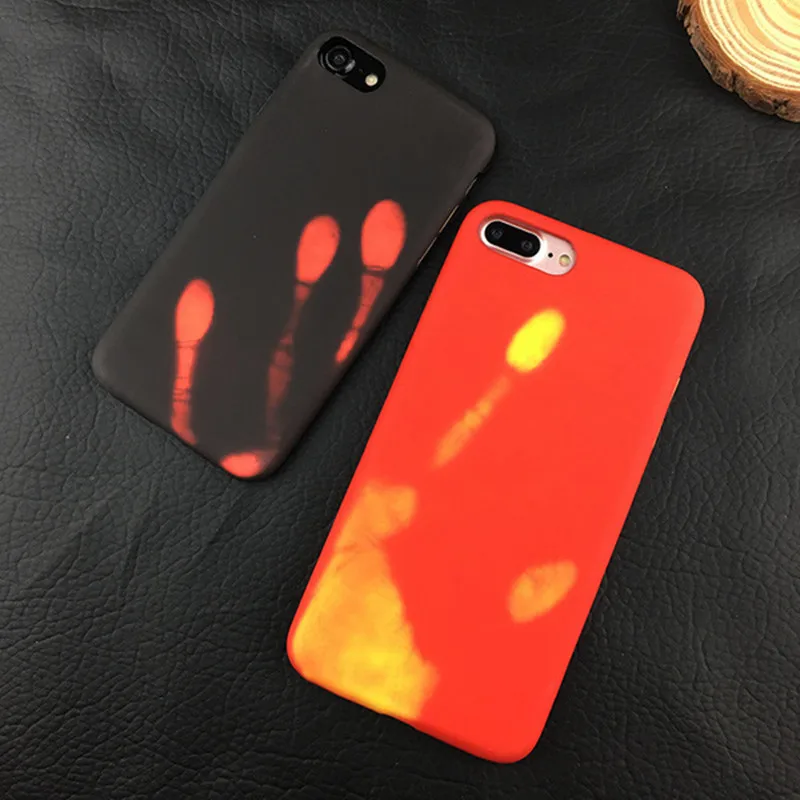 Thermal Heat Induction Phone Case for Iphone XS 11 Pro MAX 6 6S Plus 5 5S SE Sensor for Iphone X XR 6 7 8 Plus Protective Cover