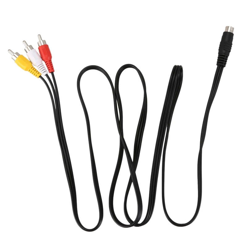 1 5 м 4.9ft 3 RCA Мужской до 4 Pin S-Video ТВ ПК кабель-переходник | Электроника