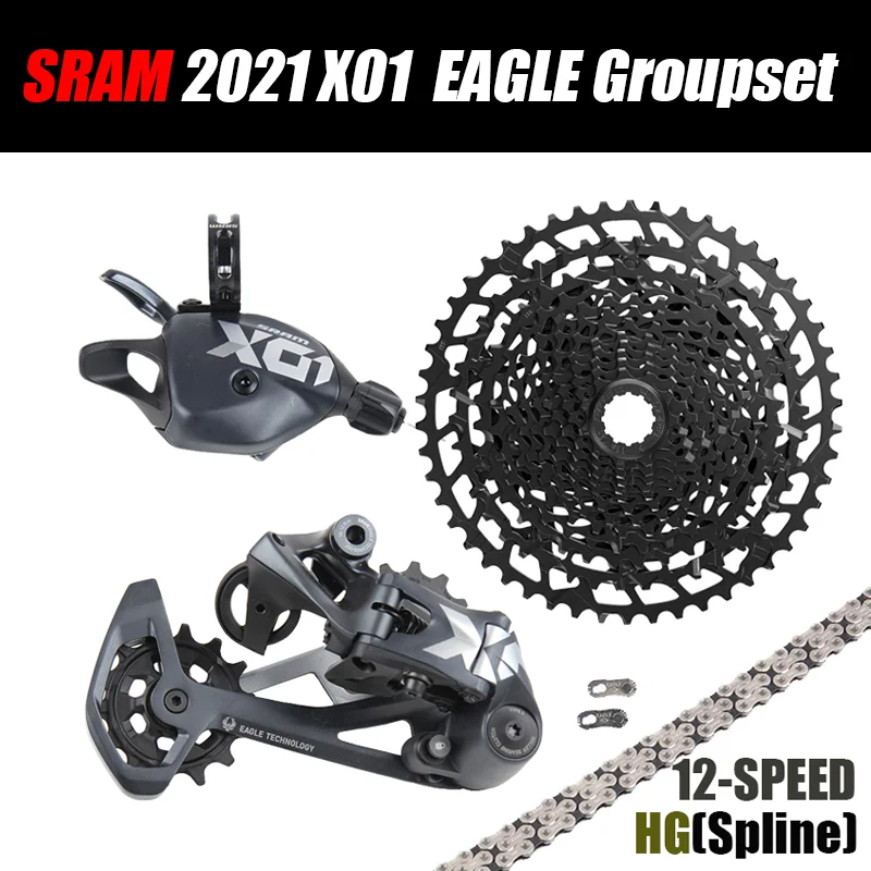 

2021 SRAM X01 EAGLE 12 s 1X1 2 скоростной групповой набор велосипедные части рычаг переключения передач задний переключатель цепи SX NX Орел кассета 11-50T и...