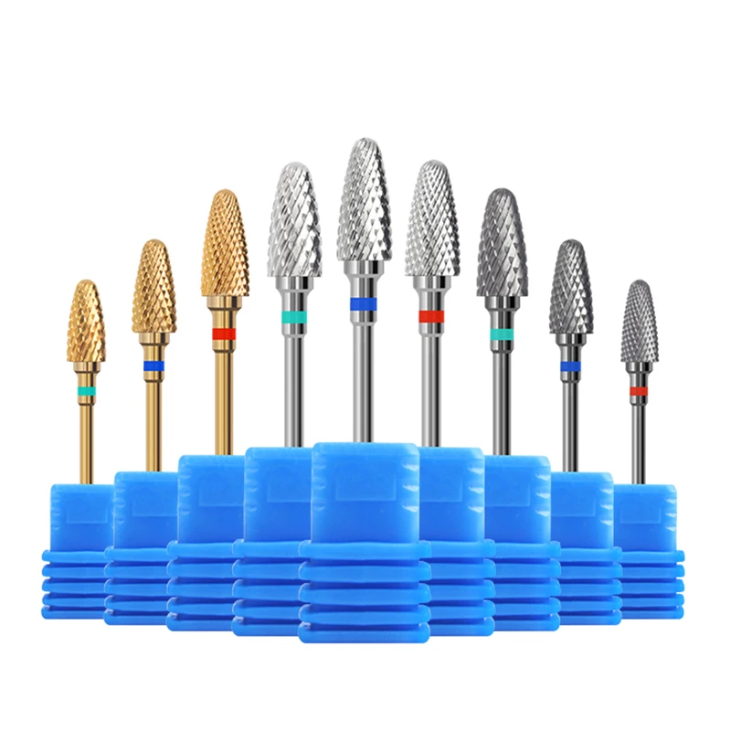 

Tungsten steel Milling Cutter Manicure Nail Drill Bits Electric Nail Files Gold Silver Grinding Bits Mills Cutter Burr Accessori