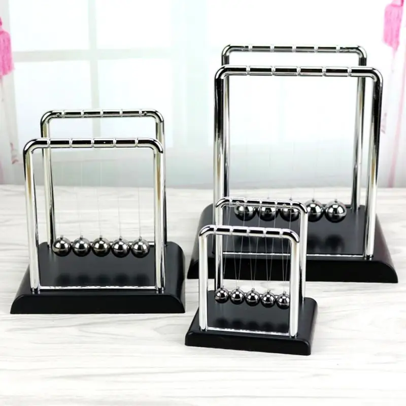 

Newtons Cradle Toy Kinetic Balance Balls Physics Science Executive Office With Accessories Available In Three Sizes