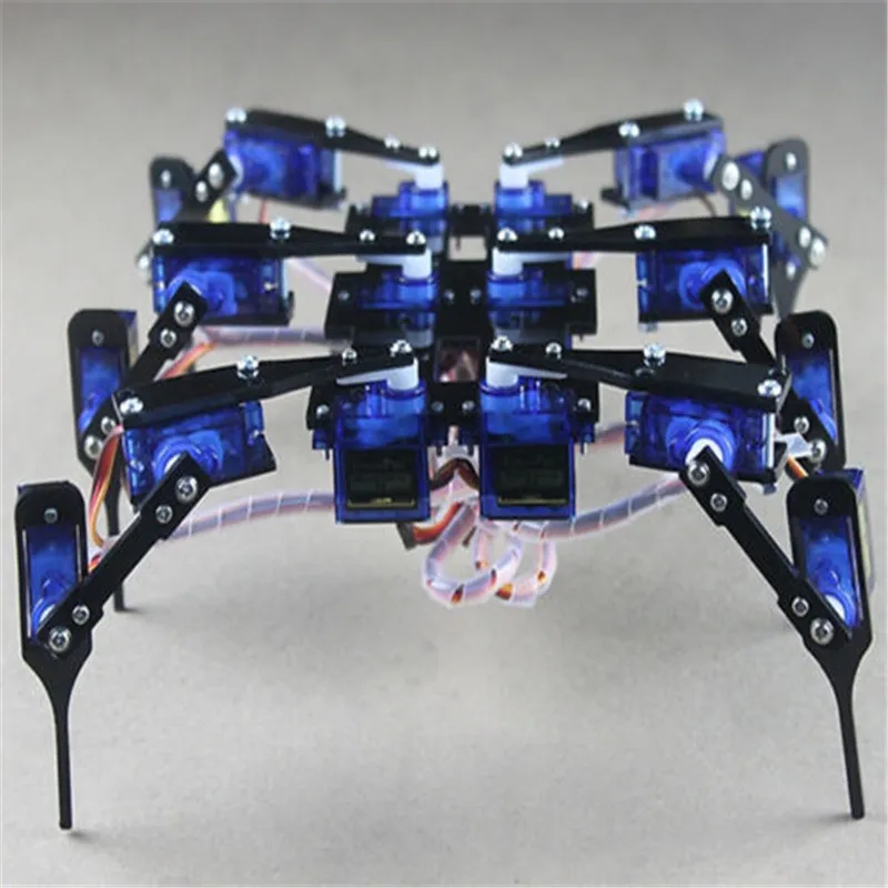 1 Набор Diy робот-паук 18 DOF шесть футов/нога Hexapod 4 RC Мини Роботизированная рамка |