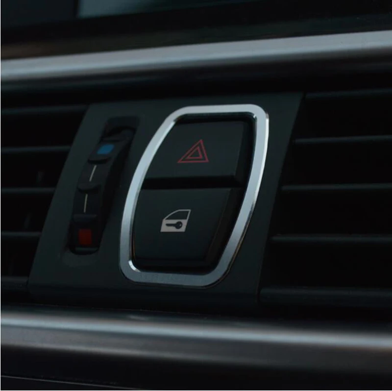 Металлические хромированные Сигнальные огни для приборной панели автомобиля