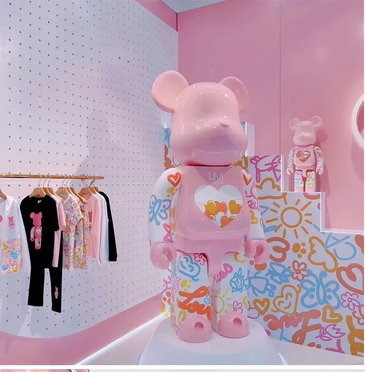 Bearbrick искусственное украшение порошок Макао UM яичный цвета зефира шоколад Qianqiu |
