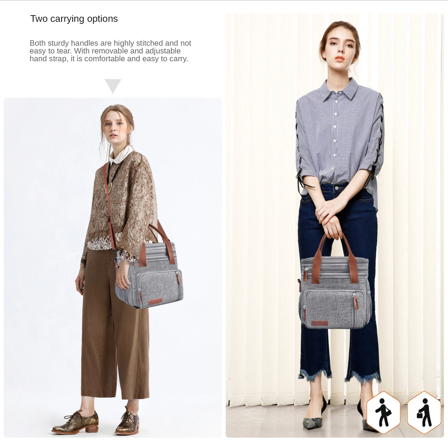 

New Style Shoulder Bag Portable Fresh-keeping Cold Double-layer Large-capacity Picnic Ice Outdoor