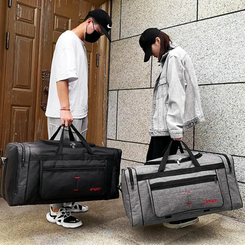 Спортивные спортивные сумки для тренировок мужские большие переноски черные