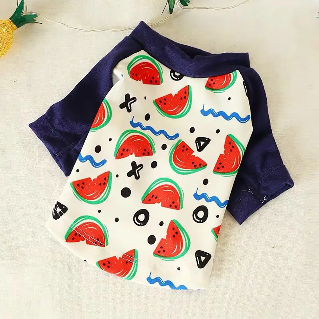 Ocardian Dog T-Shirt Watermelon Print Comfortable Pet dog Clothes Breathable Costumes tshirt dogs Nightclothes disfraz perro new |