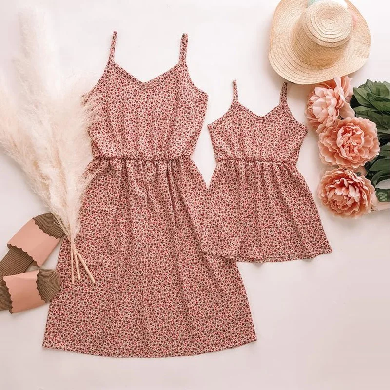 Майка с леопардовым принтом парная одежда для мамы и дочки платье Одежда Мама я