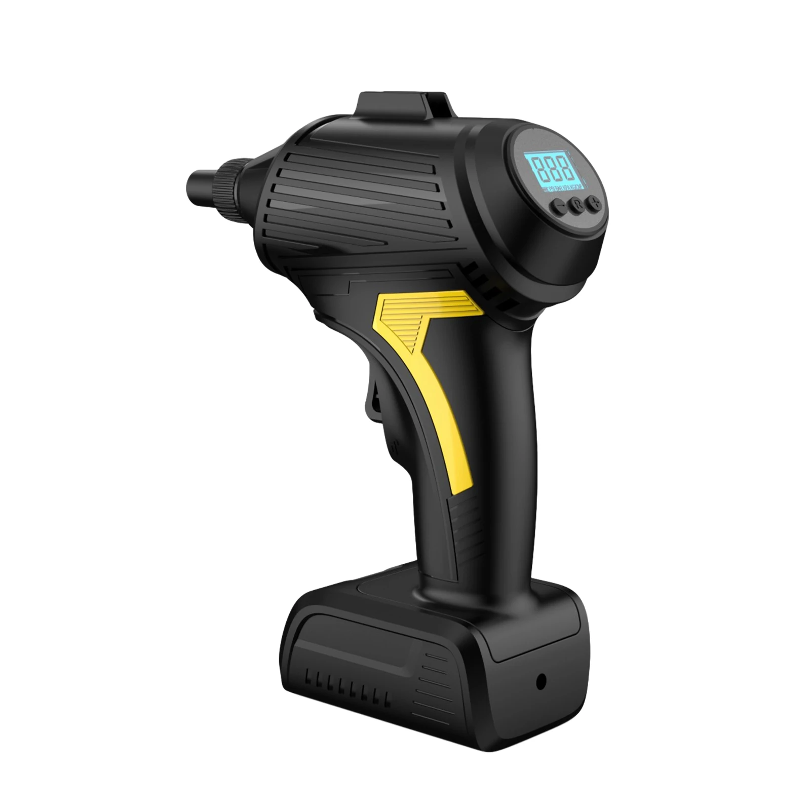 Barato Bomba De Compresor De Aire Portátil Para Coche, Inflador De Aire Portátil De 12V CC, Compresor De Aire Recargable Digital Manejado, Herramienta Desnuda Y Caliente