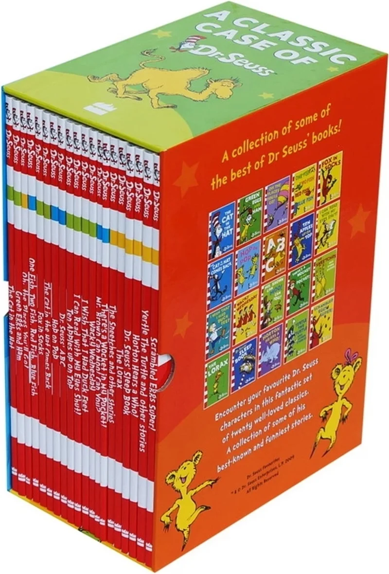 

20pcs/set The Wonderful World of Dr. Seuss Children Story Books Kids Child Children Toy Gift , English Story Book Learning Toys