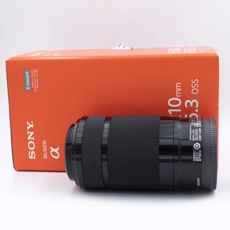 Объектив Sony 55-210 E мм f/4 5-6 3 OSS E-Mount объективы (черный) для A5000 A5100 A6000 A6300 A6500 |