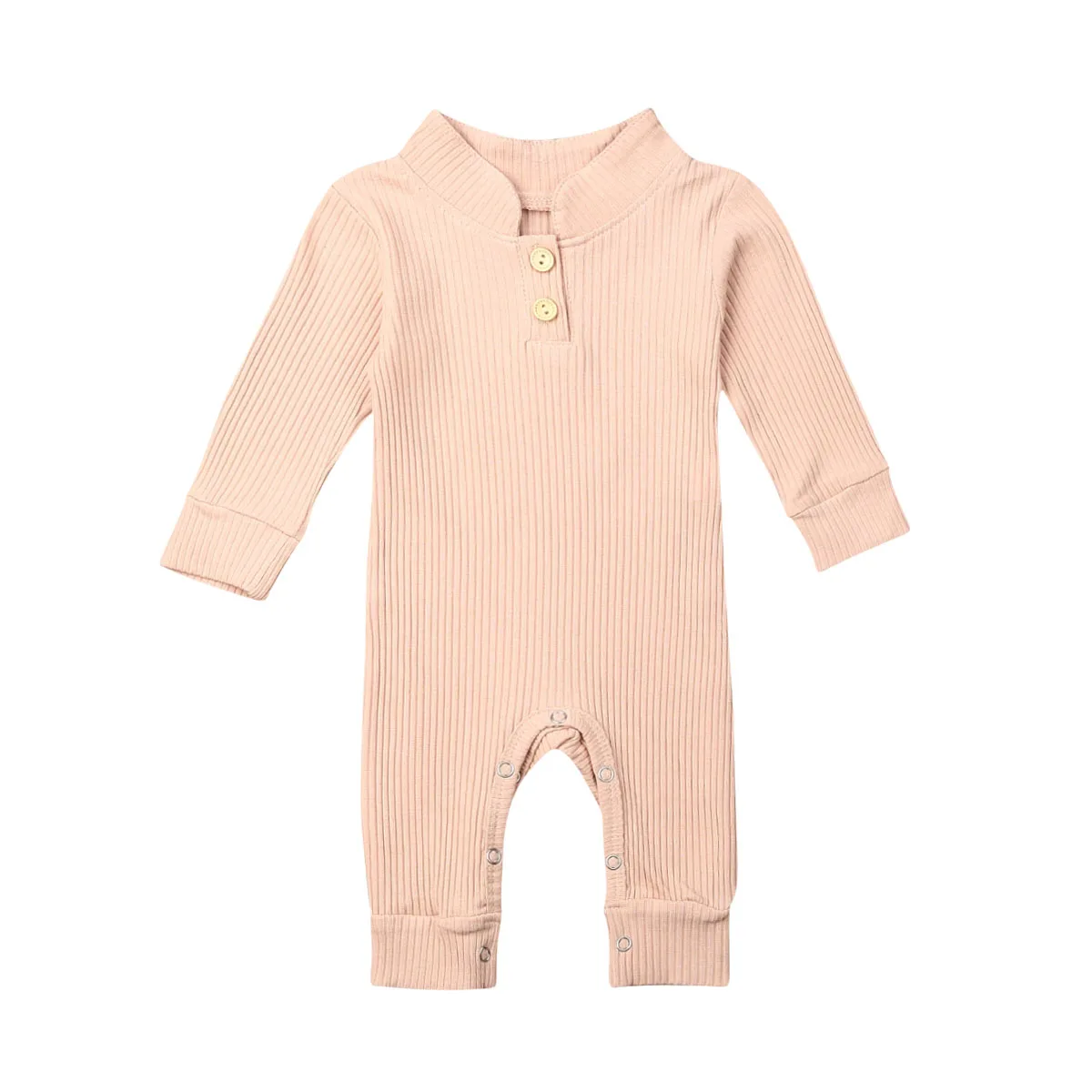 Хлопковые повседневные Комбинезоны для маленьких мальчиков и девочек осенняя