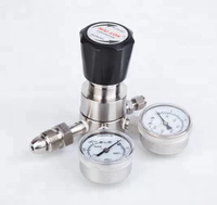 cng gas pressure adjustable cylinder regulator with gauge