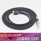 LN007515 2,5 мм 4,4 мм супер мягкие наушники нейлон из бескислородной меди, кабель для Sony IER-M7 IER-M9 IER-Z1R наушники гарнитура