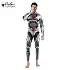 Комбинезон с 3D-принтом роботов Future Technology Sense, облегающие брюки, одежда, одежда для вечеринки, карнавала, сцены, боди