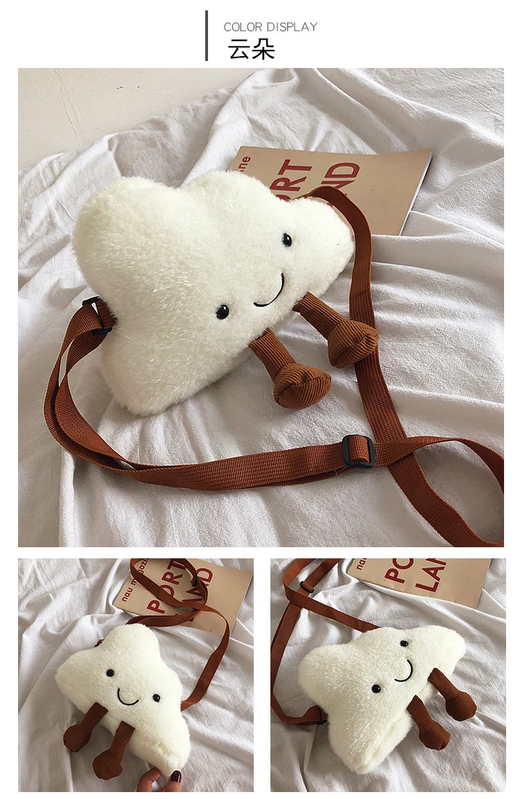 Small Crossbody Shoulder Bags For Girls Cute Cartoon Toast Toy Fruit Shape Avocado Wallet Designer Clear Purse And Handbags