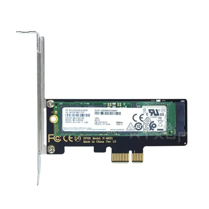 

Desktop Hard Drive Adapter Card Expansion Card M.2 NVMe SSD To PCIE 3.0 Desktop SSD Adapter Card M.2 NGFF SSD Solid State Drive
