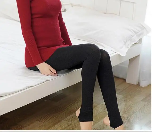 K099 Black LJCUIYAO Высокая талия стрейч колготки женские зимние теплые колготки толстый бархат трикотажные женские теплые сексуальные колготки новые большие размеры - Цвет: K099 Black