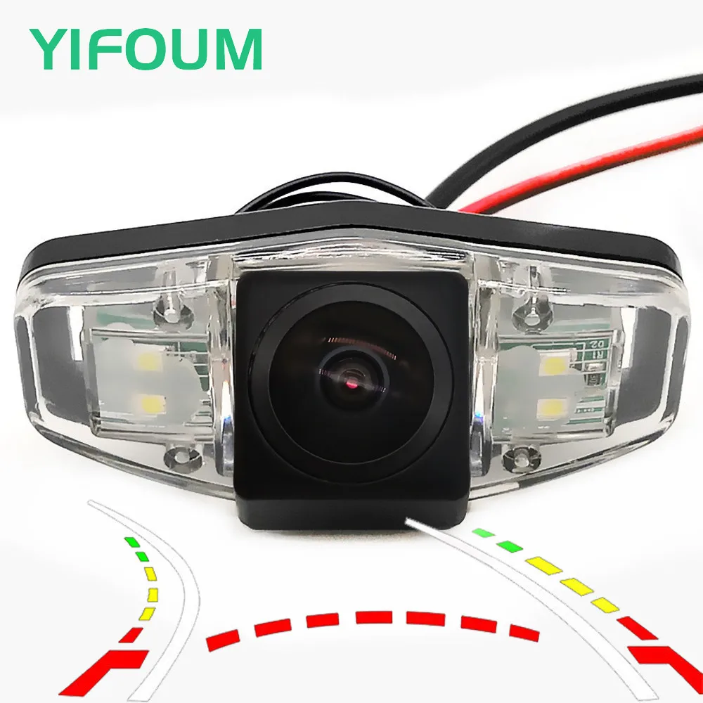 

AHD Fisheye Starlight Dynamic Trajectory Car Rear View Wireless Camera For Honda Pilot Accord Civic EK FD Odyssey Acura TSX