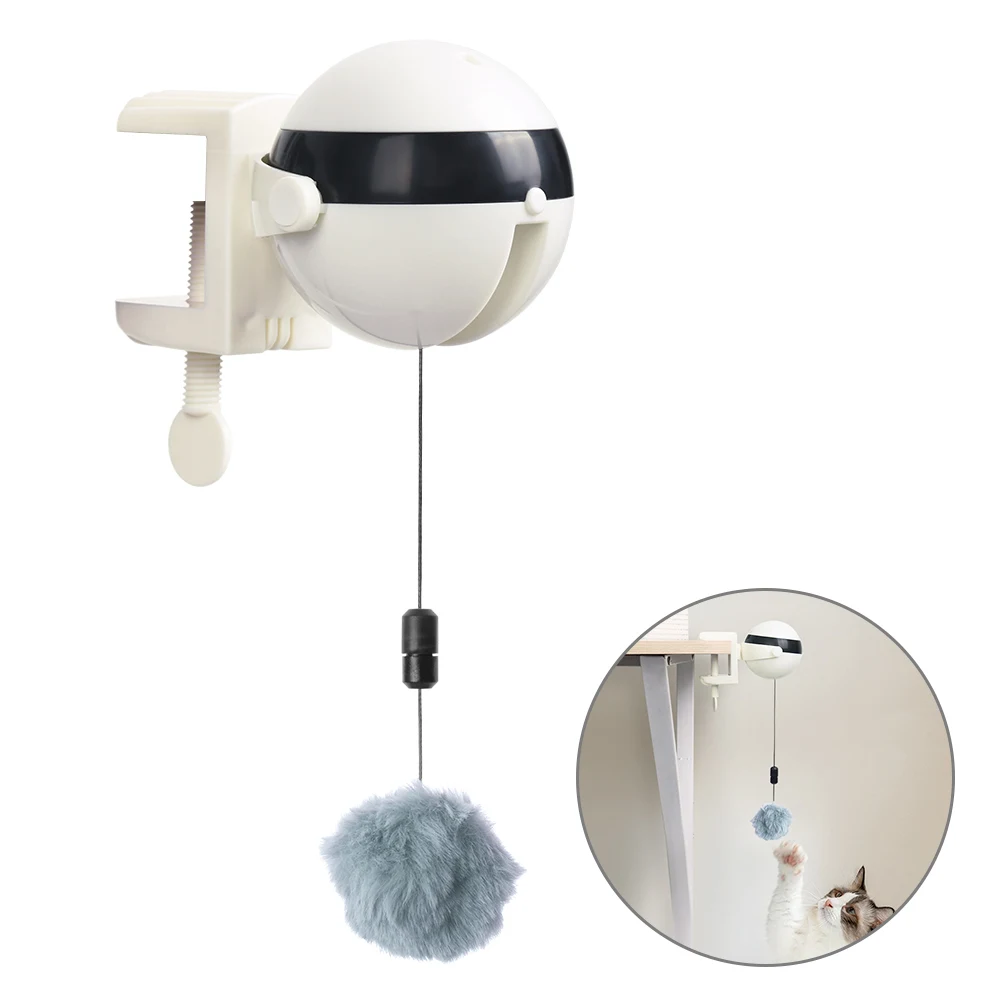 

Электрическая игрушка-мяч для кошек с автоматическим подъемом, интерактивный пазл, умный мяч для кошек, игрушки, товары для домашних животн...